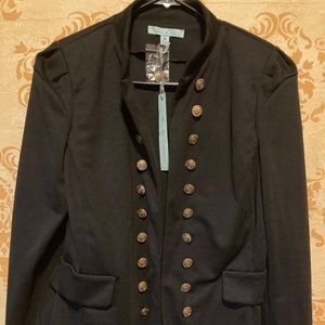 ModCloth military knit jacket by She + Sky